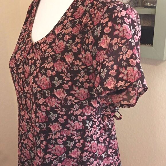 Croft and Barrow Floral Midi Dress - Picture 5 of 12